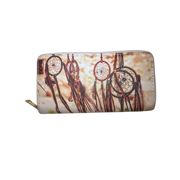 Bohemian First Nations Dreamcatcher Women's Wallet - Picture 1 of 5
